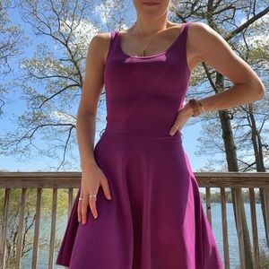 Purple mini dress